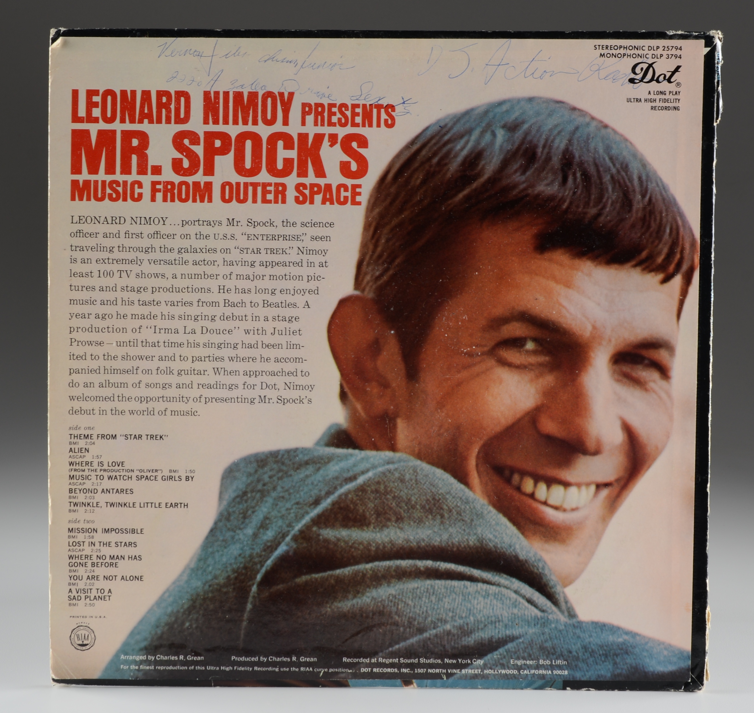 Pair of Vintage Leonard Nimoy Records
