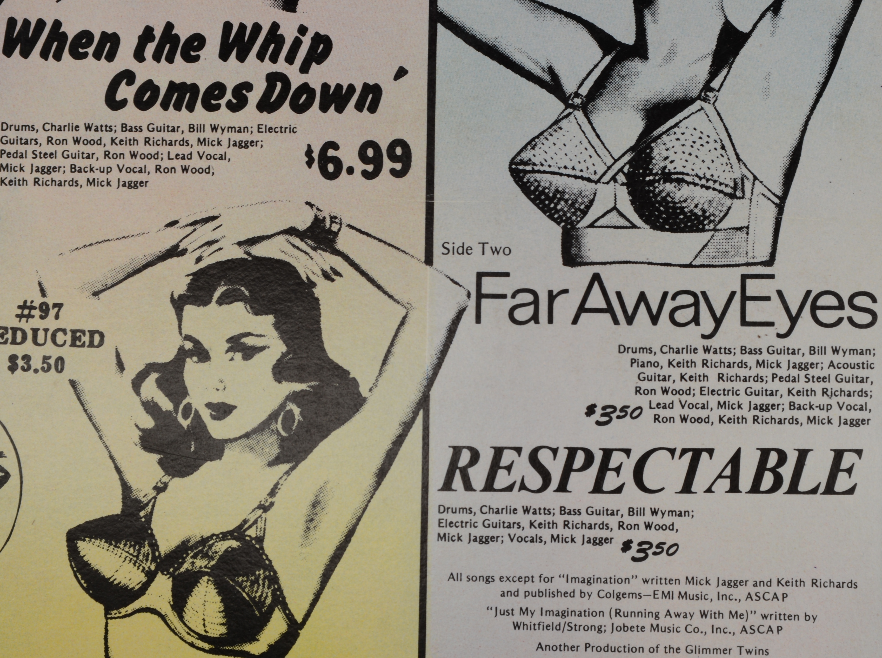 Rolling Stones "Some Girls" LP and Stereo Review's 1973 "Ten Years of Beatles"