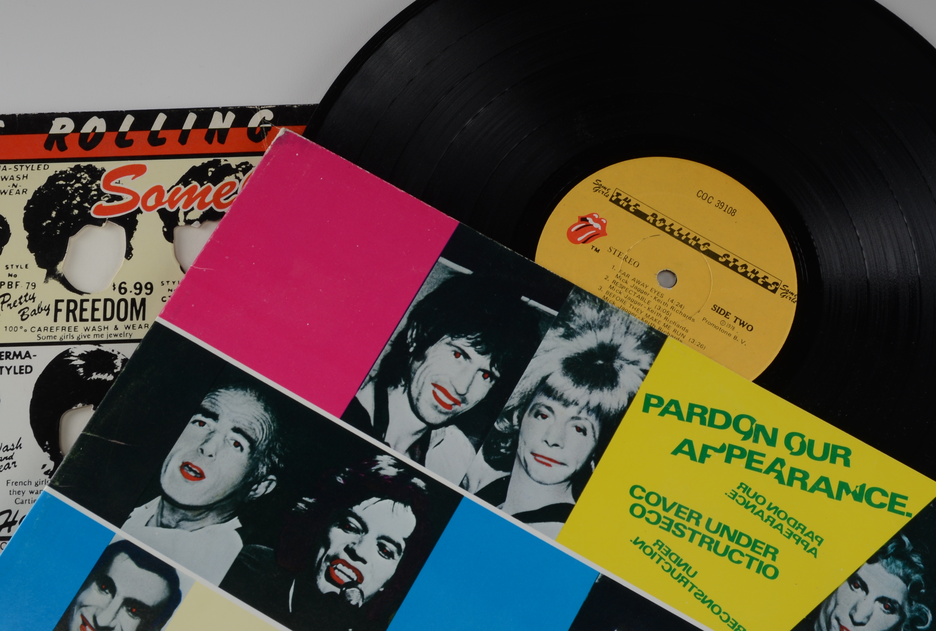 Rolling Stones "Some Girls" LP and Stereo Review's 1973 "Ten Years of Beatles"