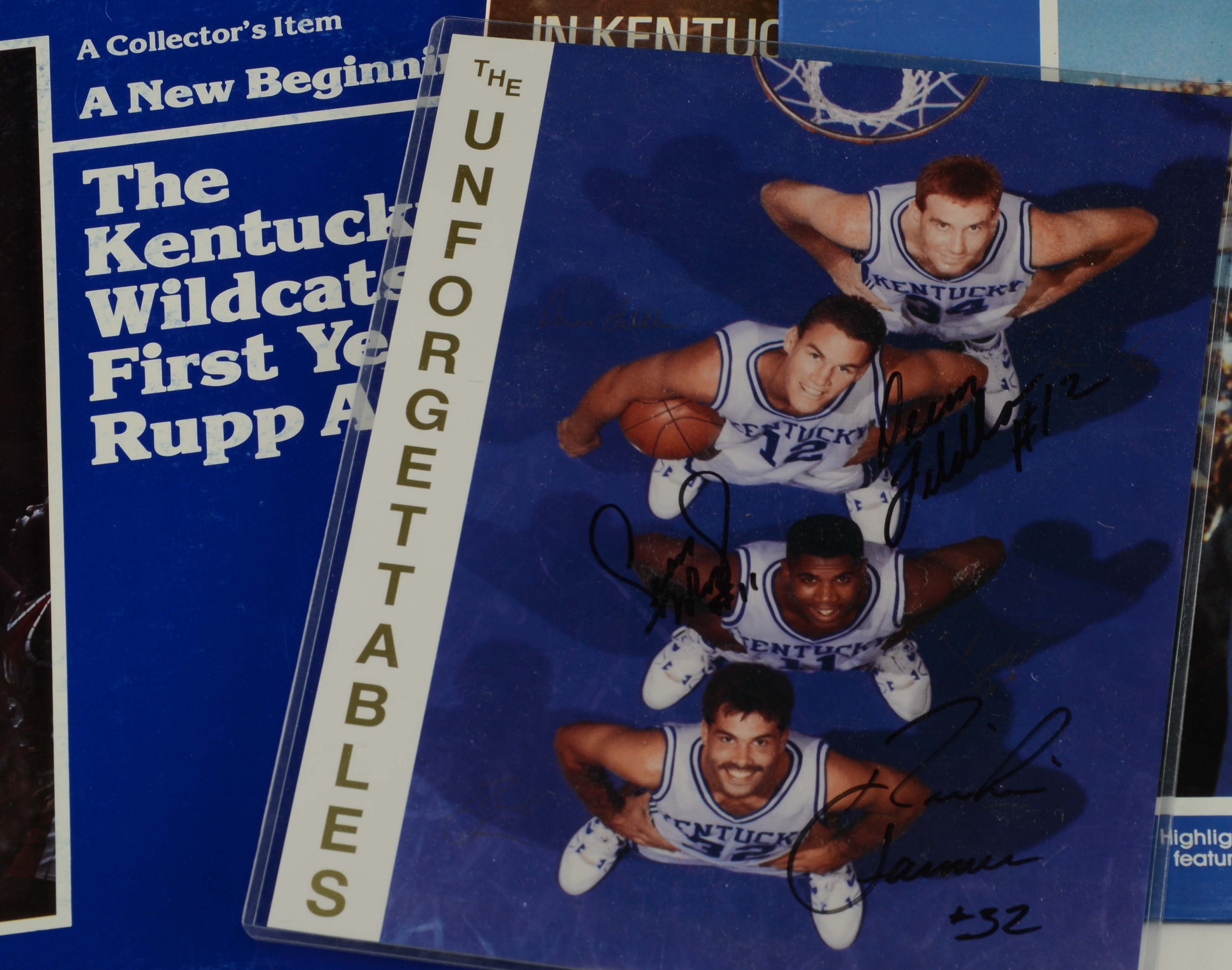 1970s UK Kentucky Wildcats Sports LPs and Autographed Photos Include Adolph Rupp