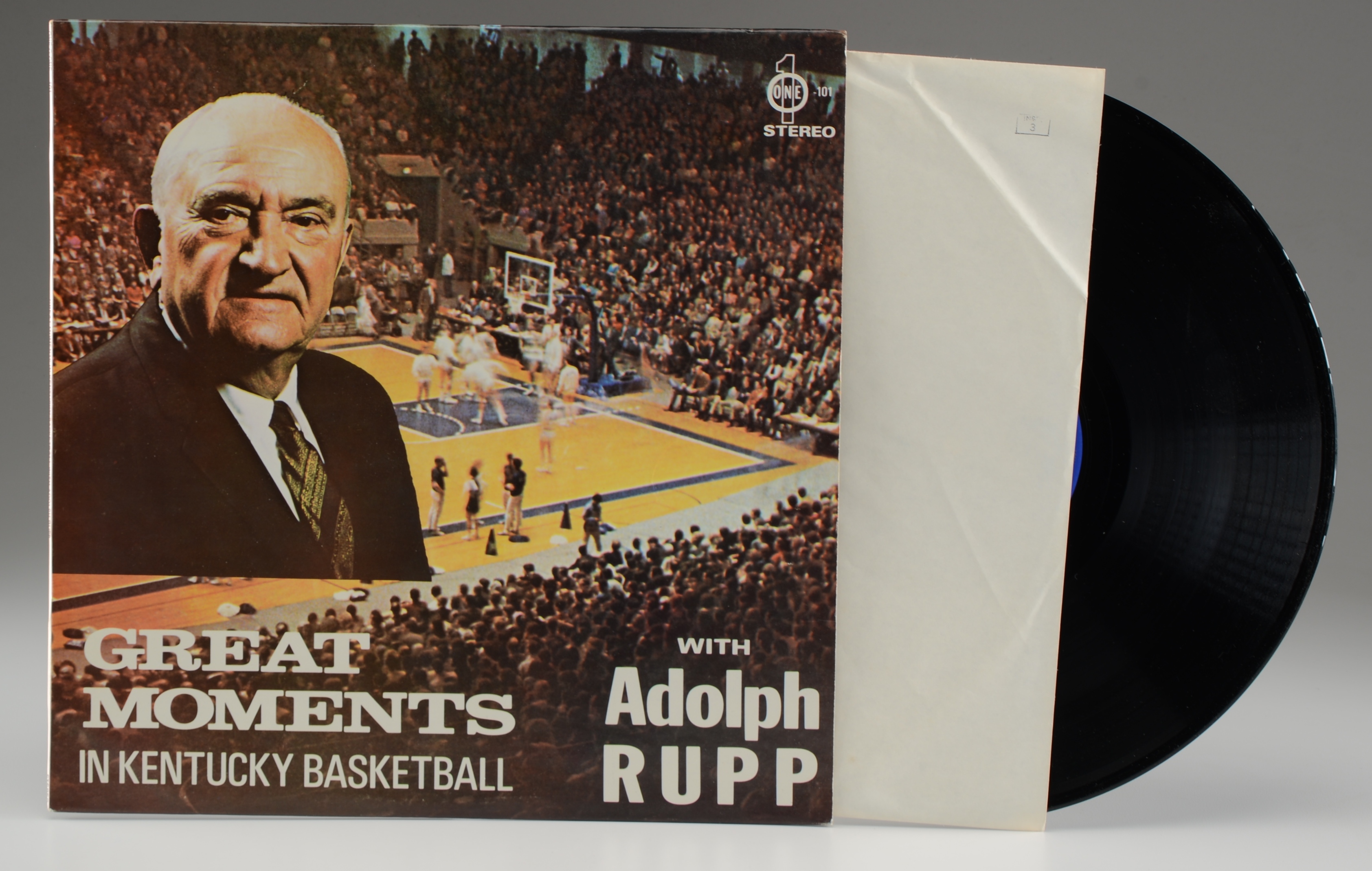 1970s UK Kentucky Wildcats Sports LPs and Autographed Photos Include Adolph Rupp