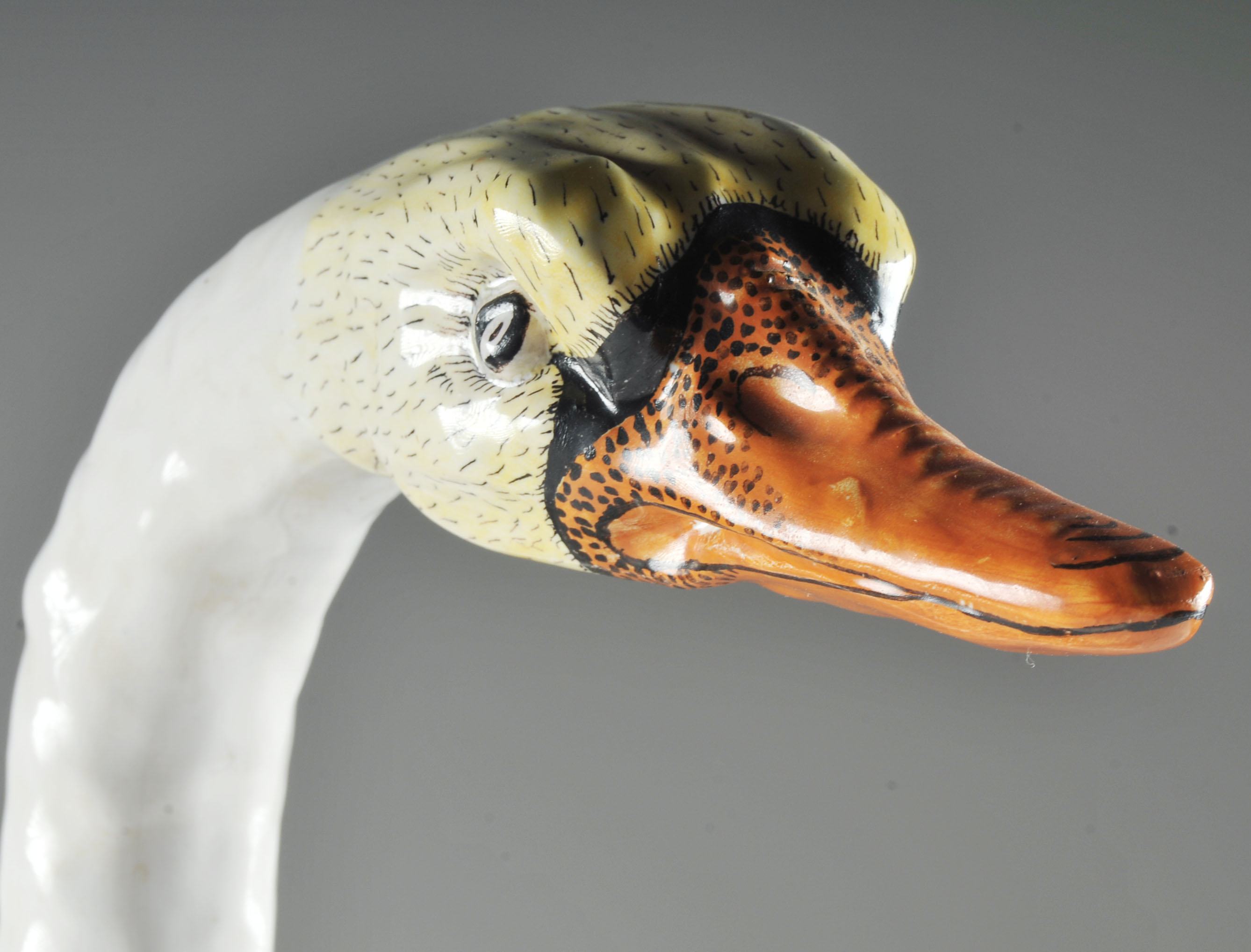 Vintage Italian Ceramic Swan Soup Tureen