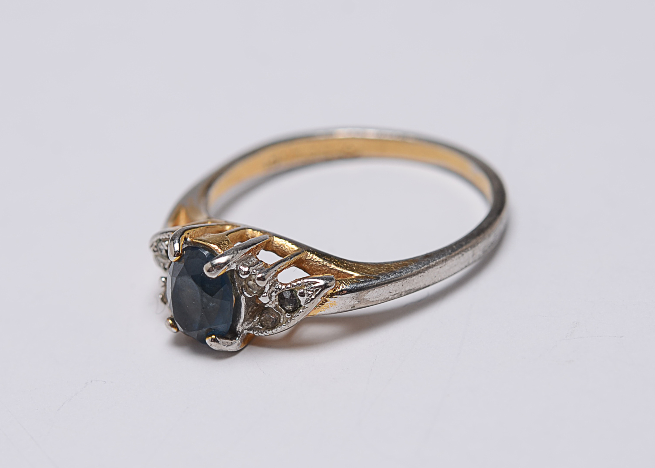 Three Vintage Gold Tone Costume Rings