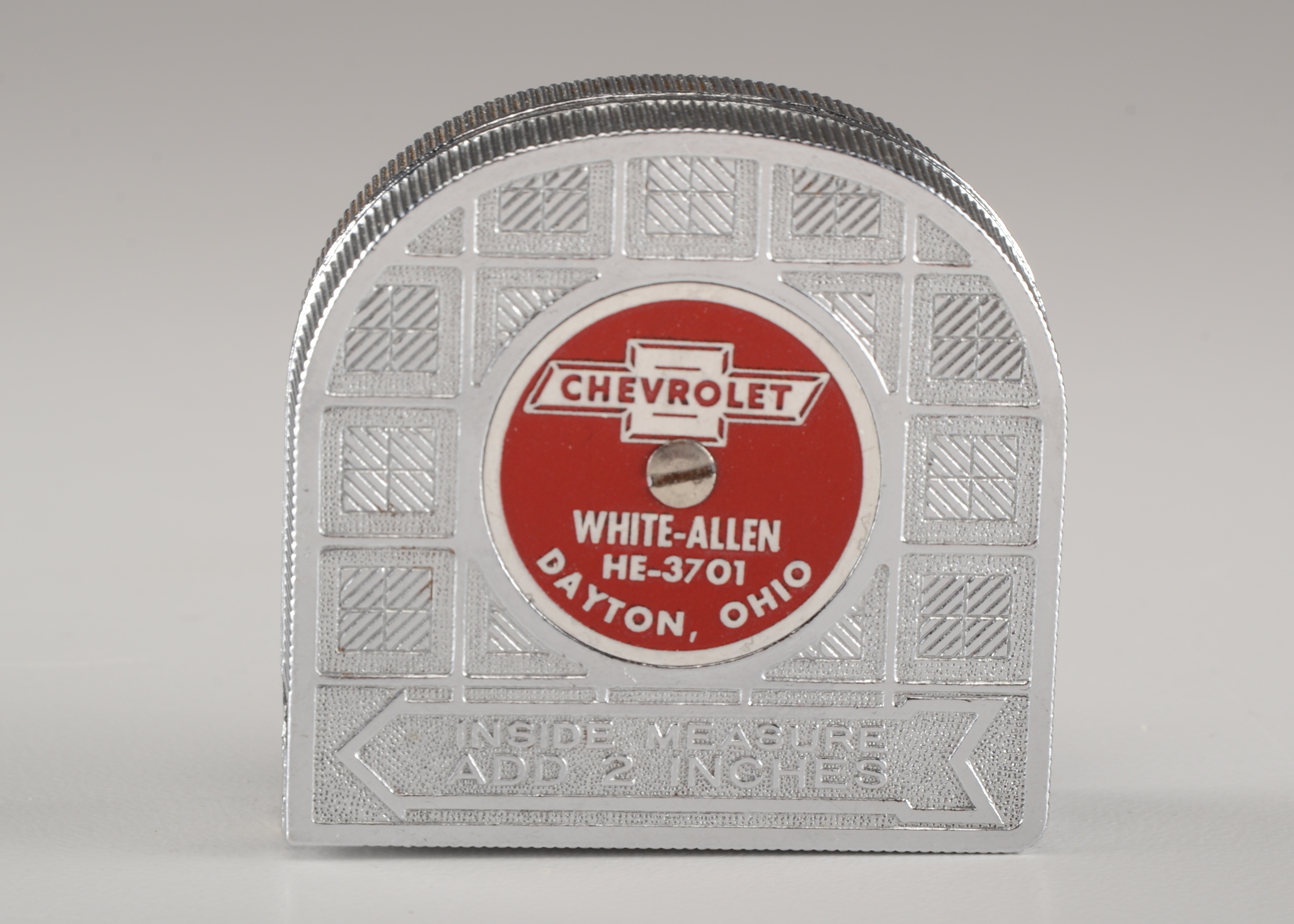 Vintage Chevrolet Advertising Tape Measure 