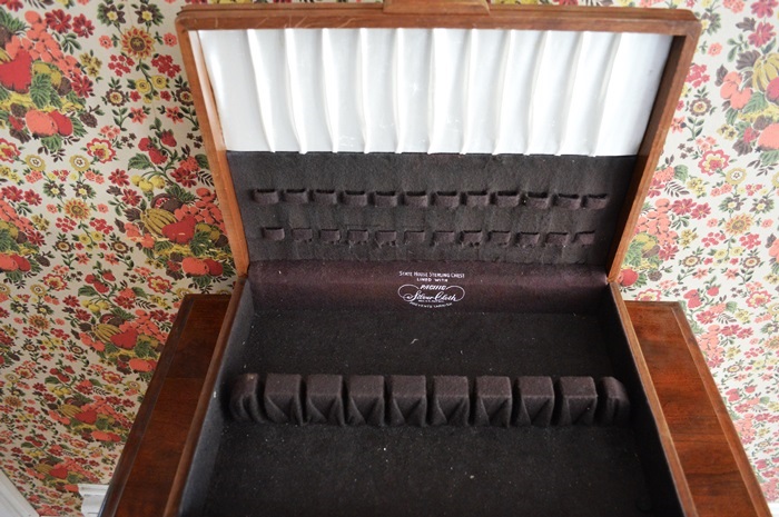 Beautiful Standing Silver Chest