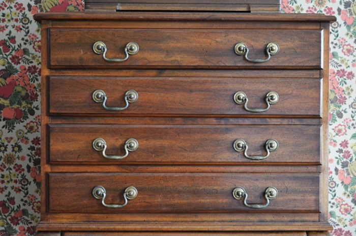 Beautiful Standing Silver Chest