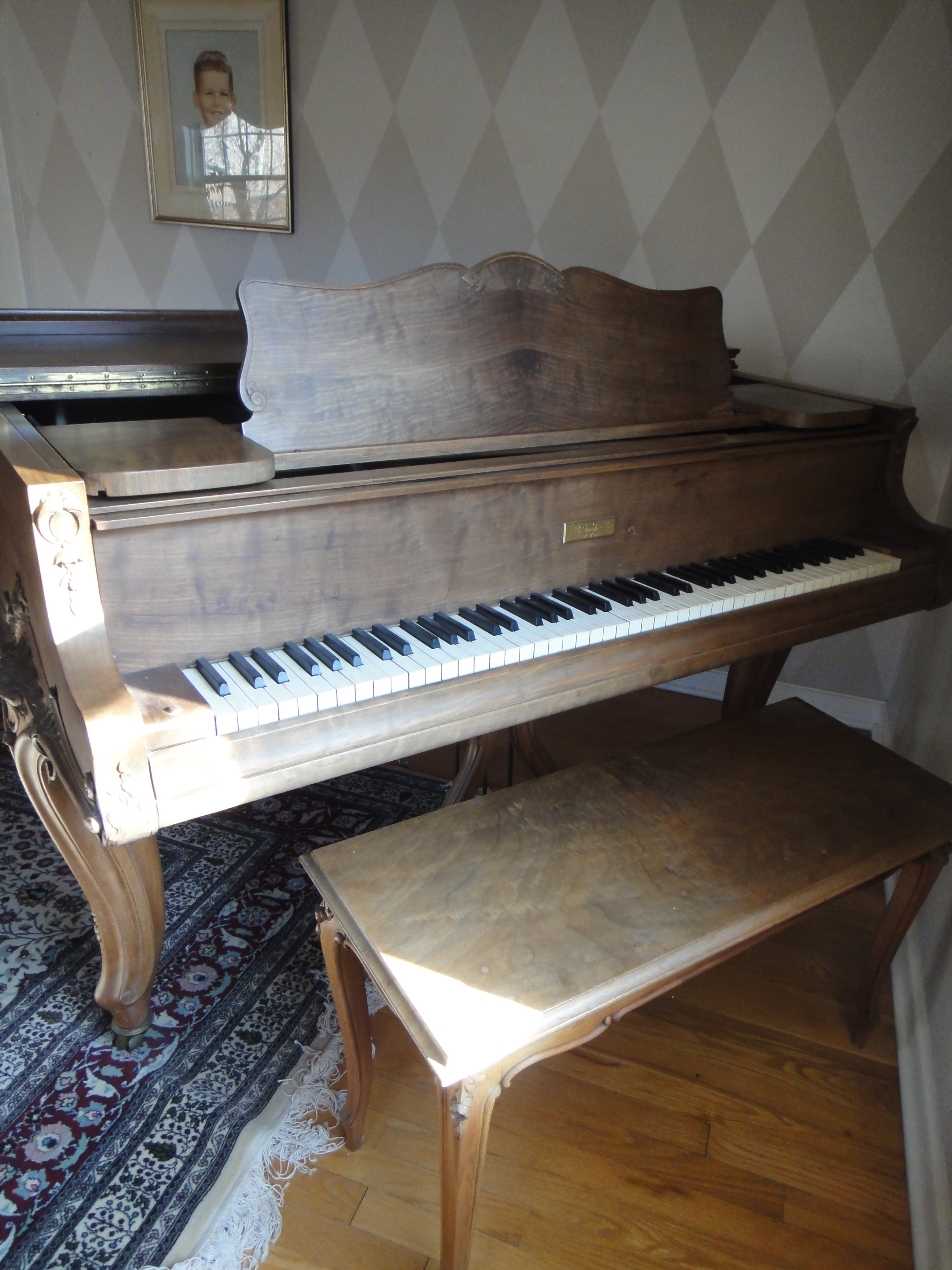 William Knabe & Co. Baby Grand Piano