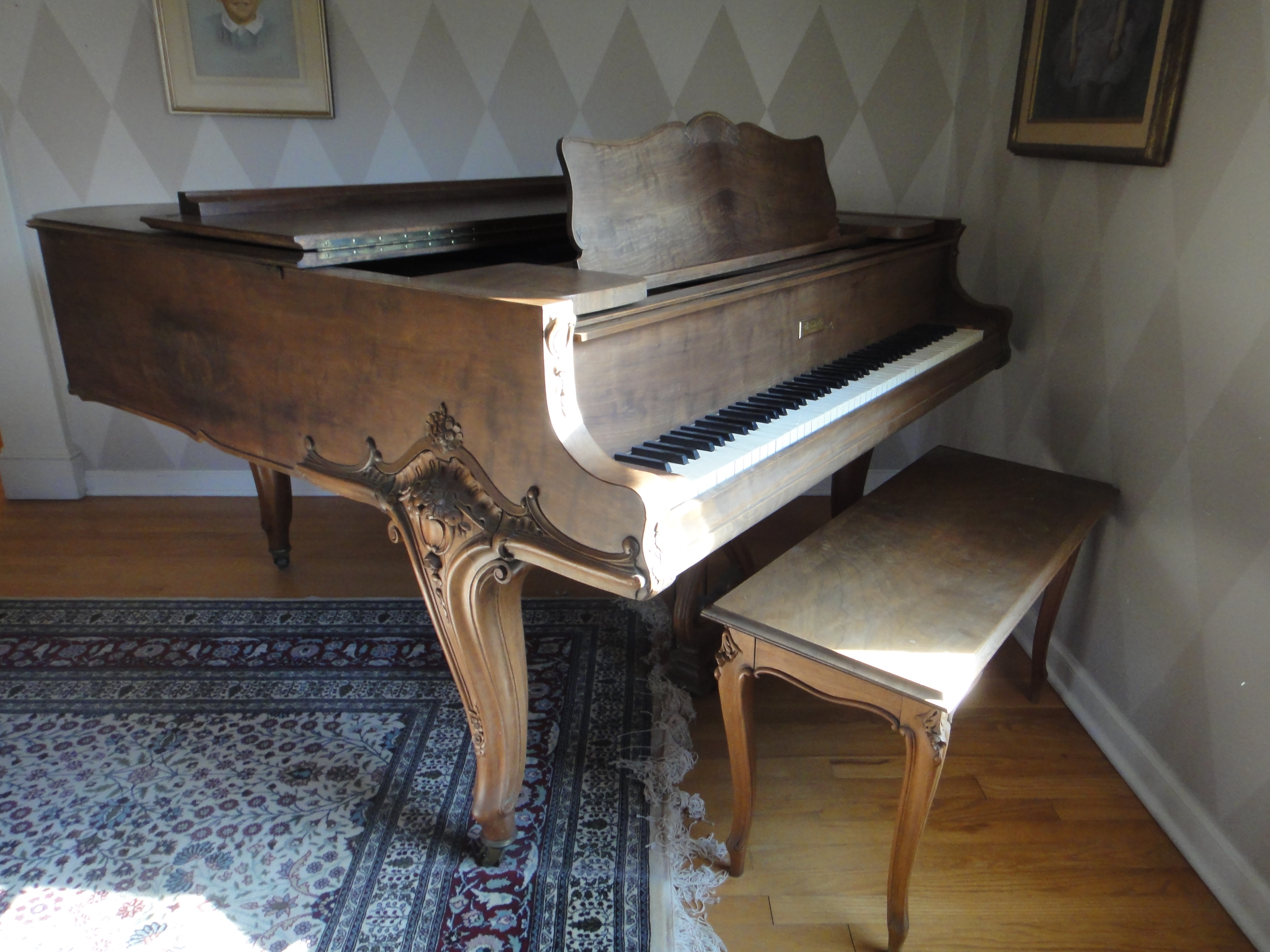 William Knabe & Co. Baby Grand Piano