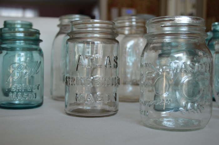 Collection of 15 Vintage Mason Jars