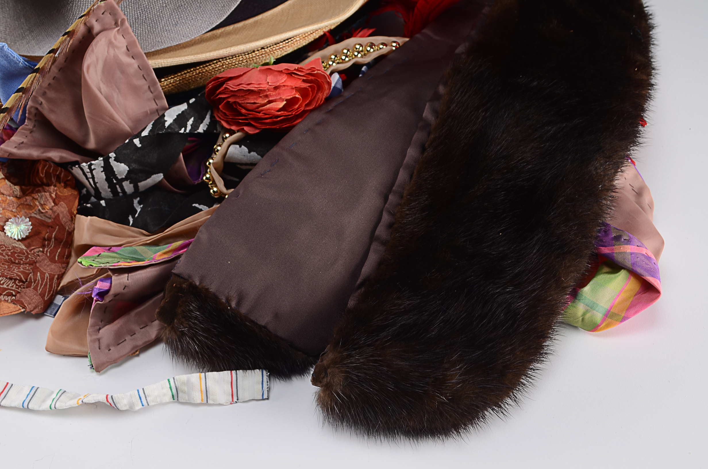 Collection of (5) Vintage Hats Including Two Frank Olive Hats