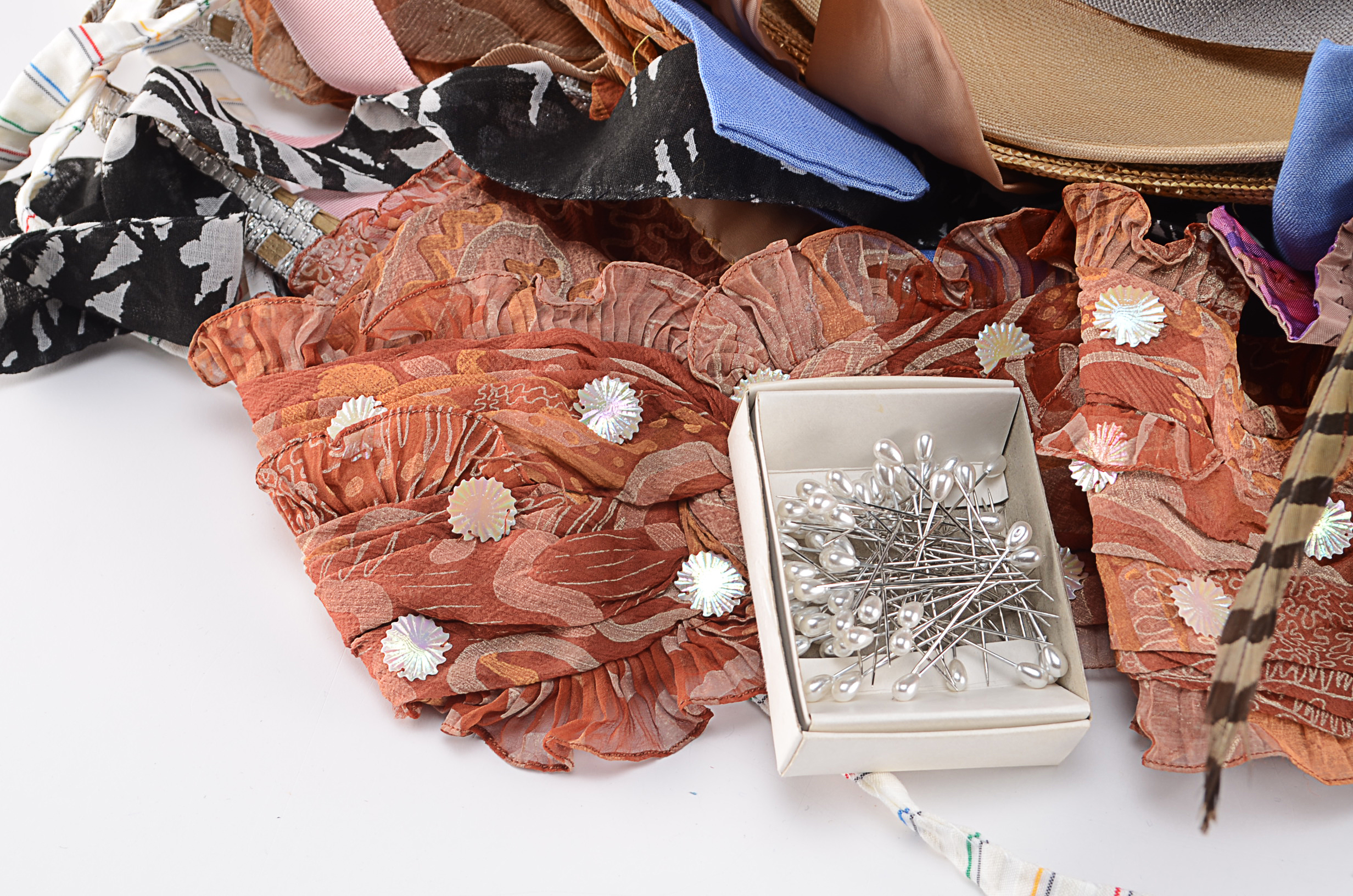 Collection of (5) Vintage Hats Including Two Frank Olive Hats