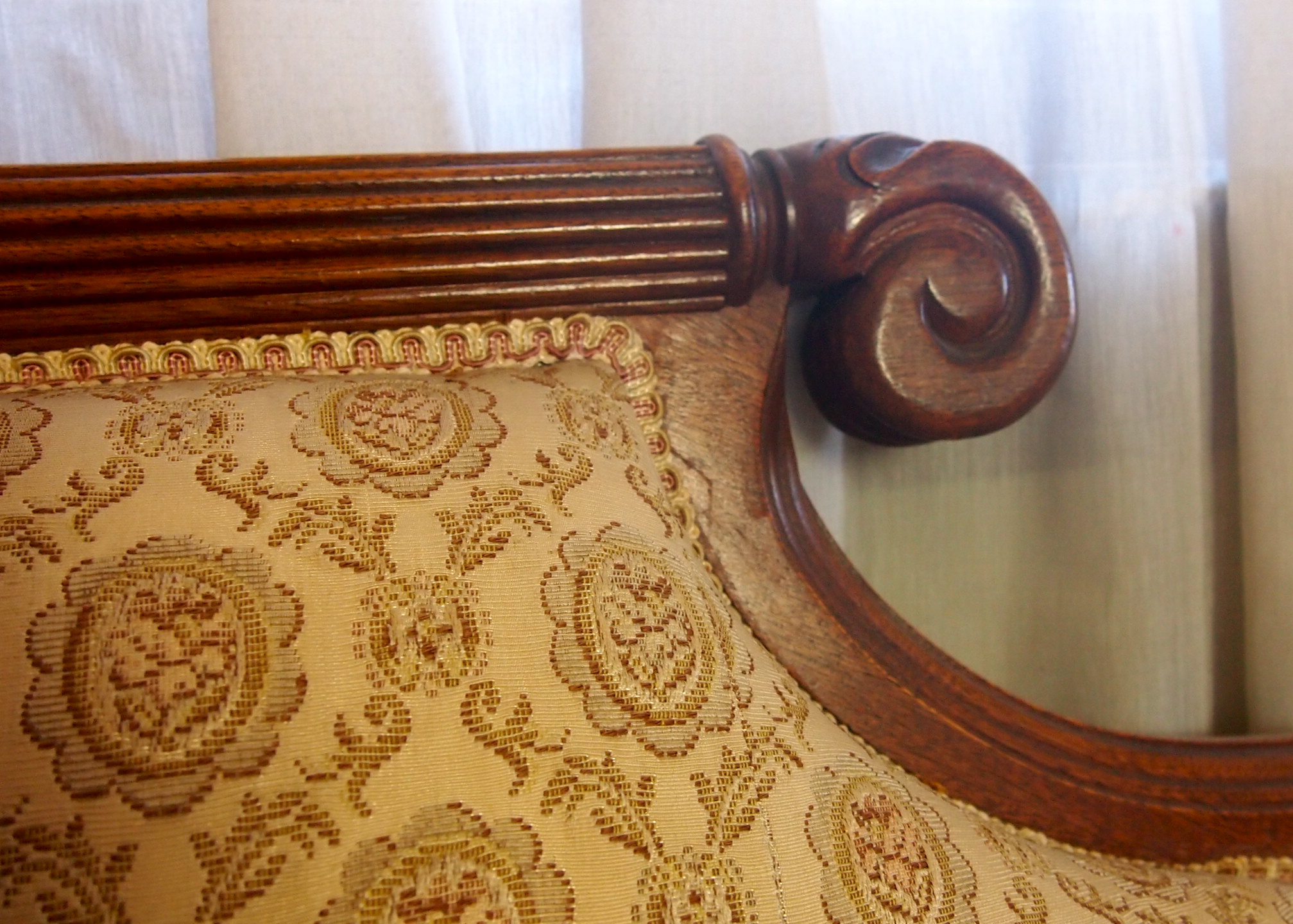 Vintage Duncan Phyfe Style Sofa