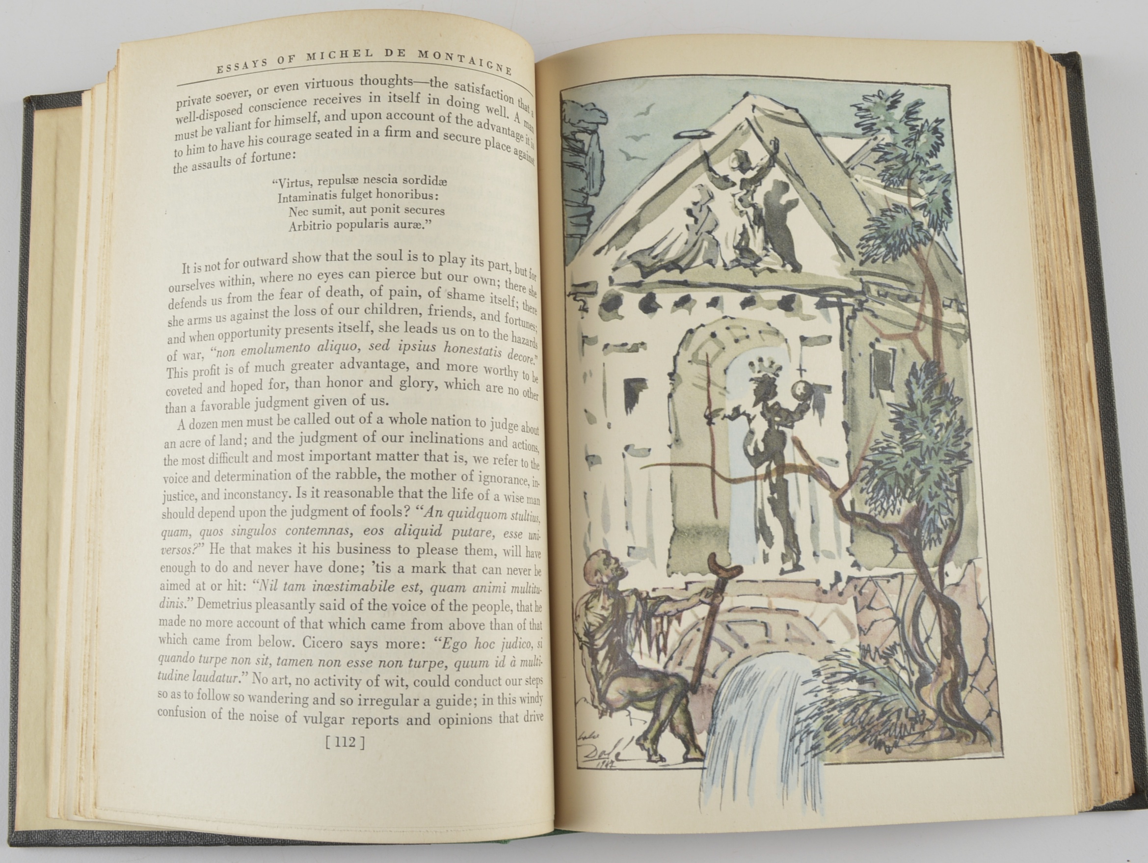 "Essays of Michel De Montaigne", Illustrated by Salvador Dali