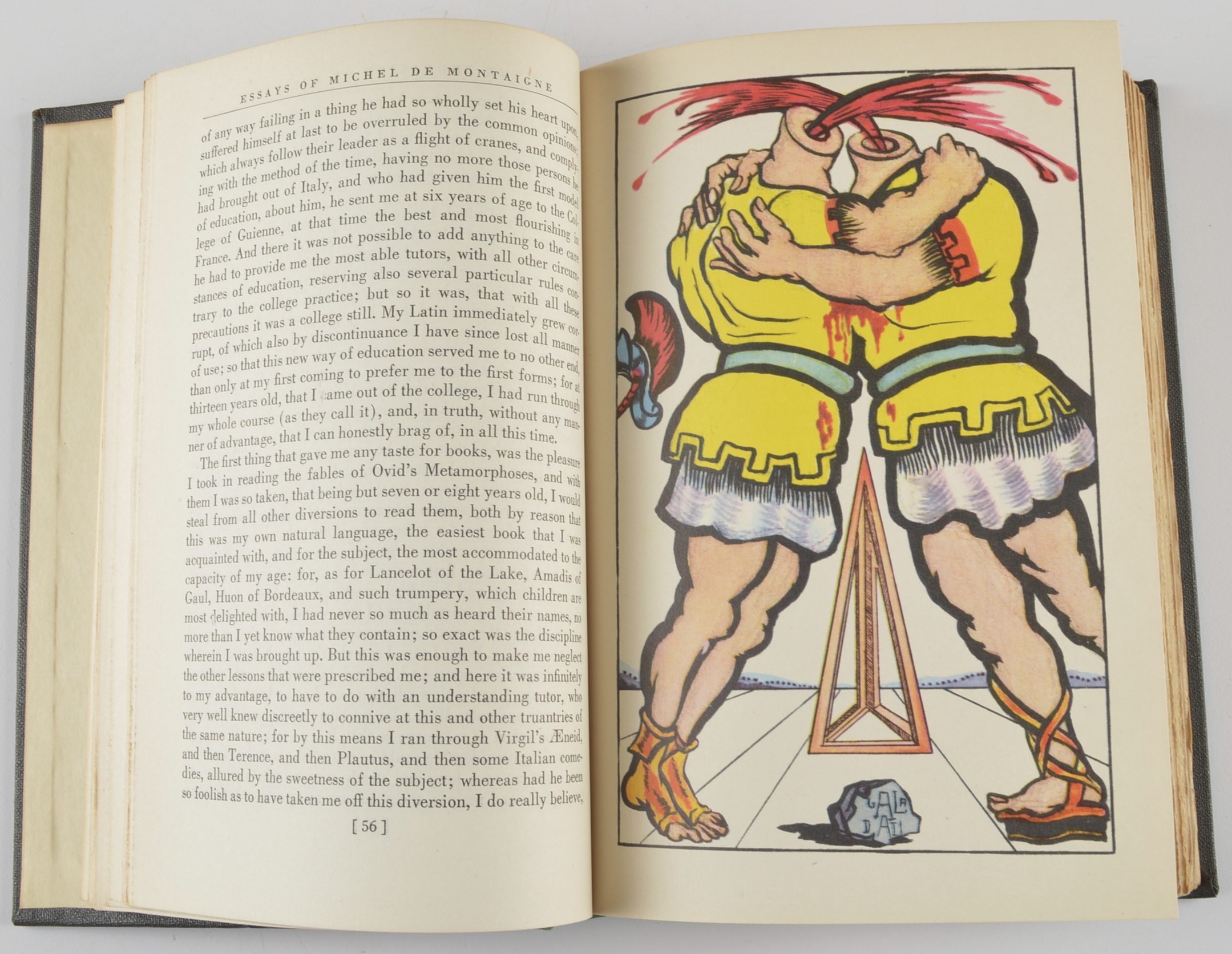 "Essays of Michel De Montaigne", Illustrated by Salvador Dali