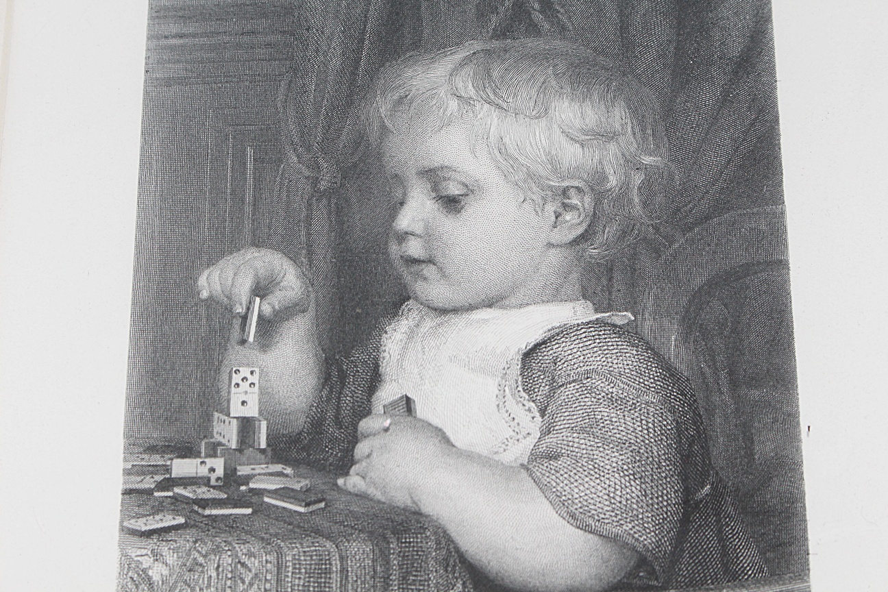 Framed "Little Architect" by Anker and Sconces