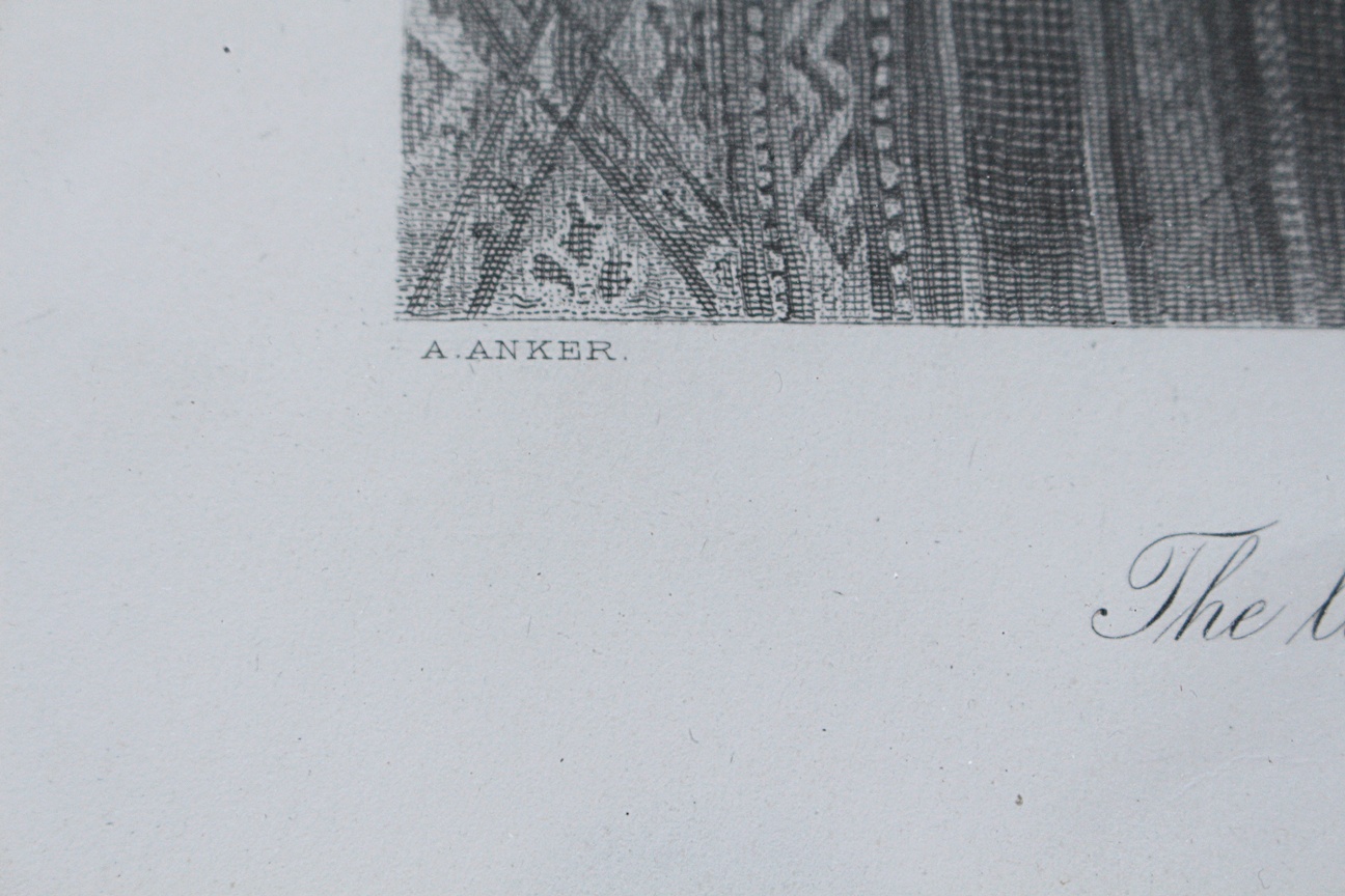 Framed "Little Architect" by Anker and Sconces