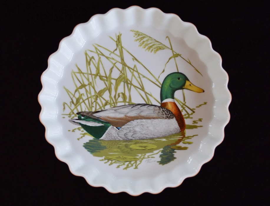 Ned Smith Waterfowl Quiche Plate by Rubel 1979