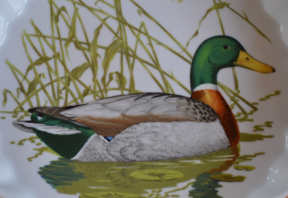 Ned Smith Waterfowl Quiche Plate by Rubel 1979