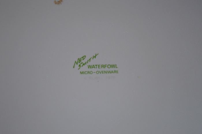 Ned Smith Waterfowl Quiche Plate by Rubel 1979