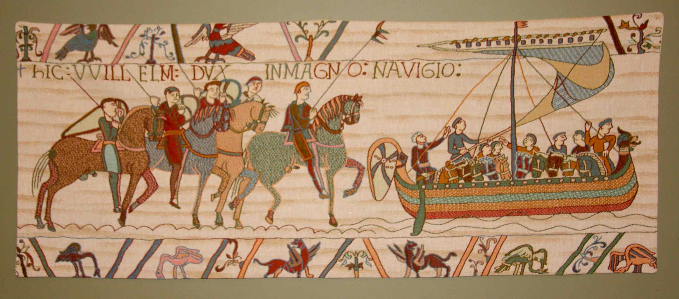 Replica Bayeux Tapestry Section