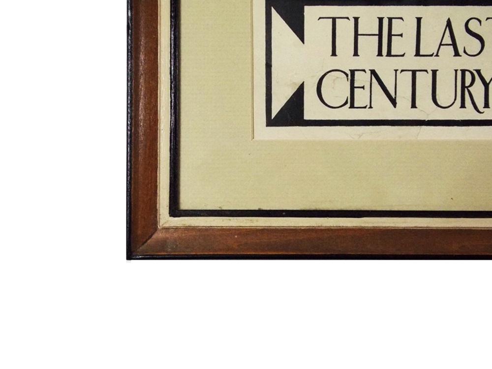 Scribner's Iconic 1895 Lithograph Poster for "Last Quarter Century In America"