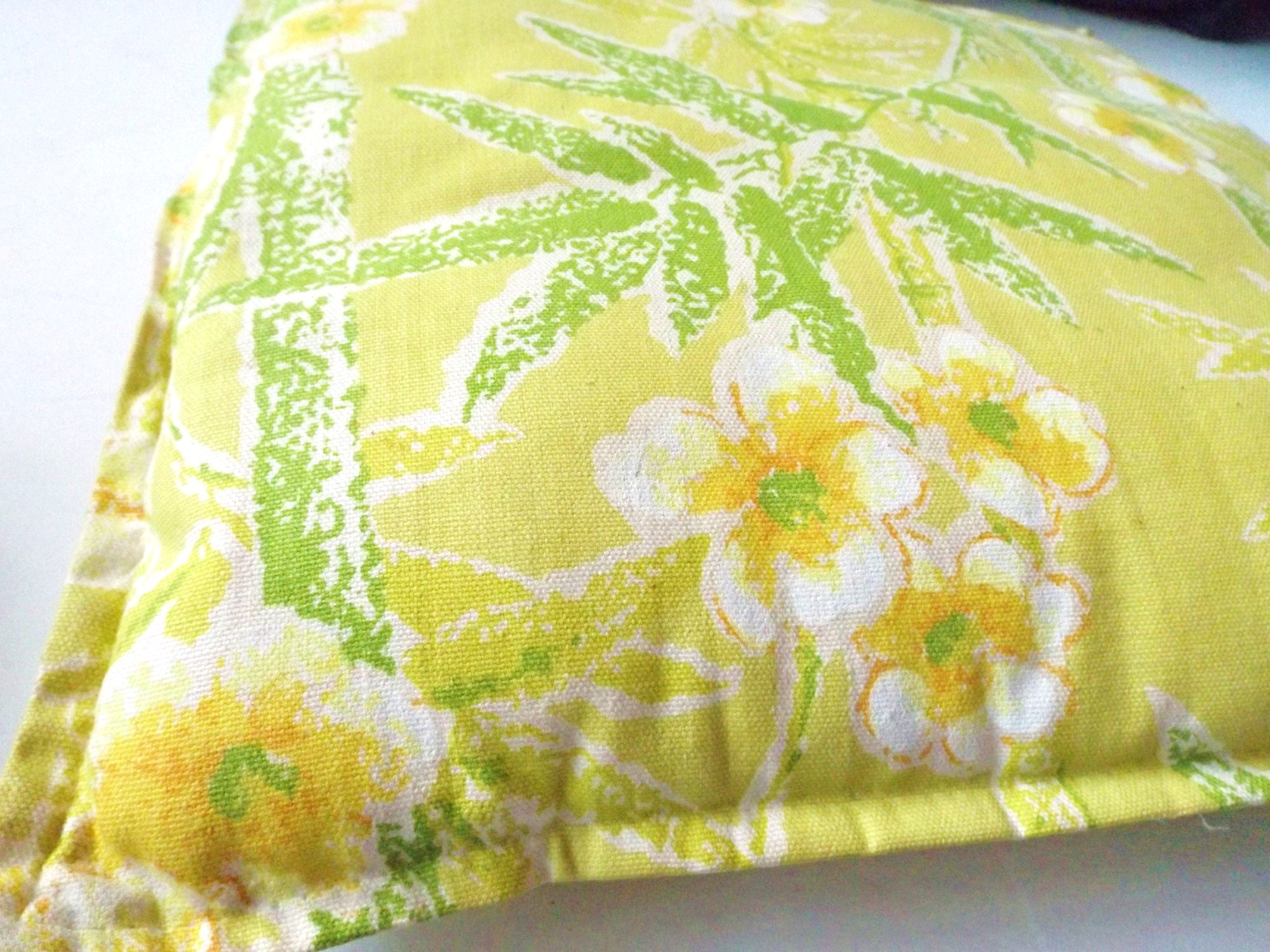 Vintage Decorative Pillows in Shades of Gold and Green