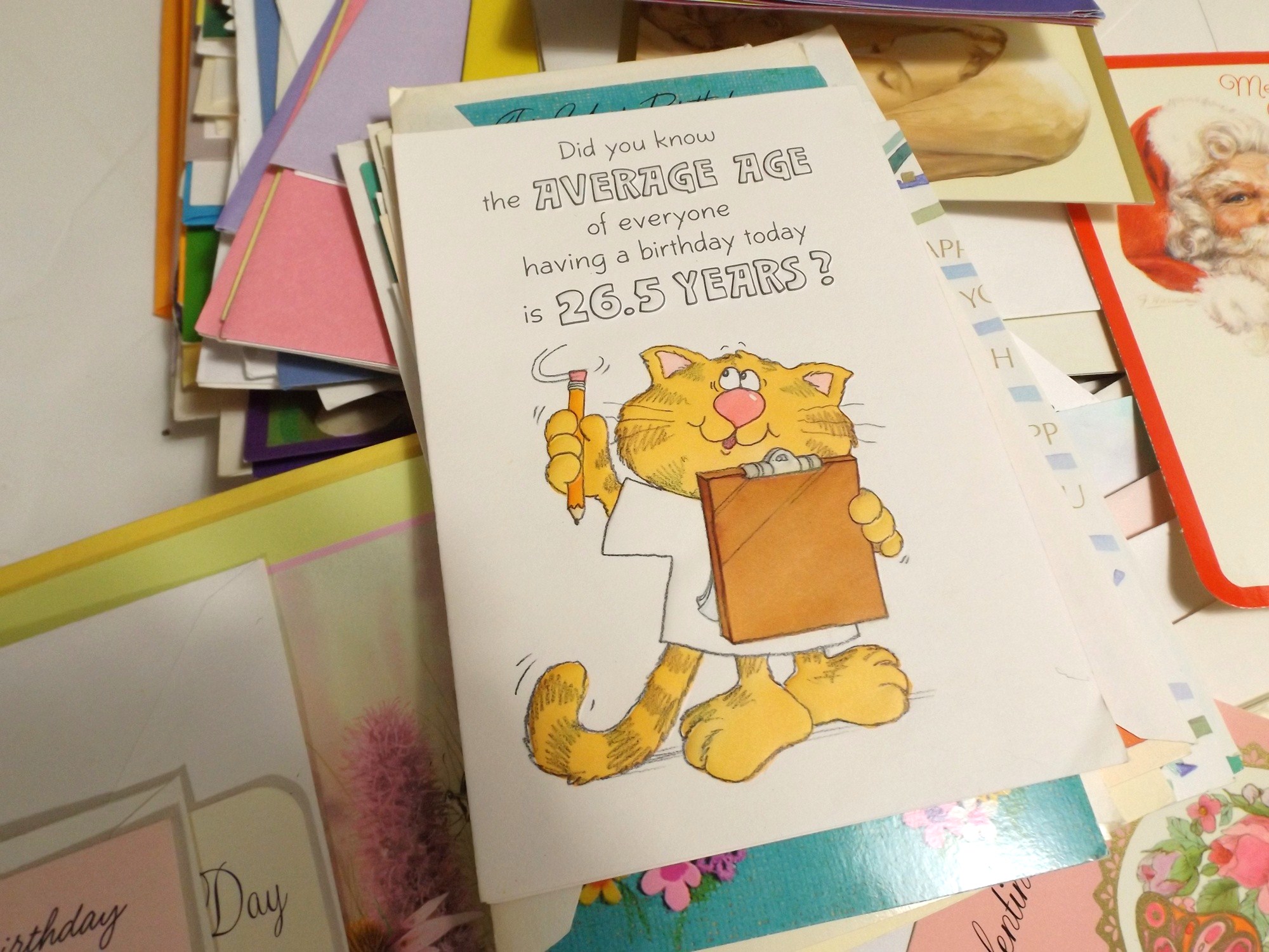 Assortment of Vintage Holiday and Birthday Cards