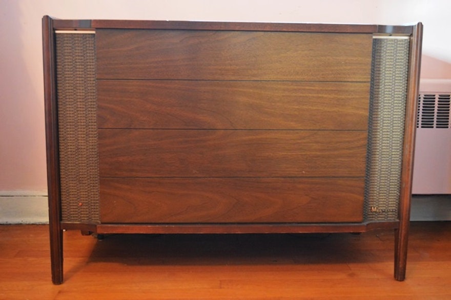 Vintage Magnavox Console Stereo Turntable