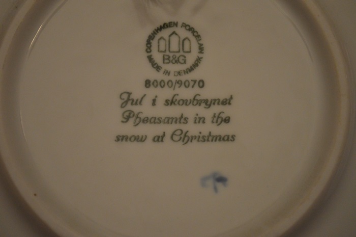 5 Bing & Grondahl Artist Signed and Stamped Collectible Plates Made in Denmark