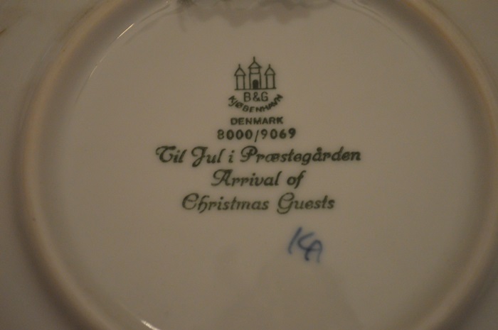 5 Bing & Grondahl Artist Signed and Stamped Collectible Plates Made in Denmark