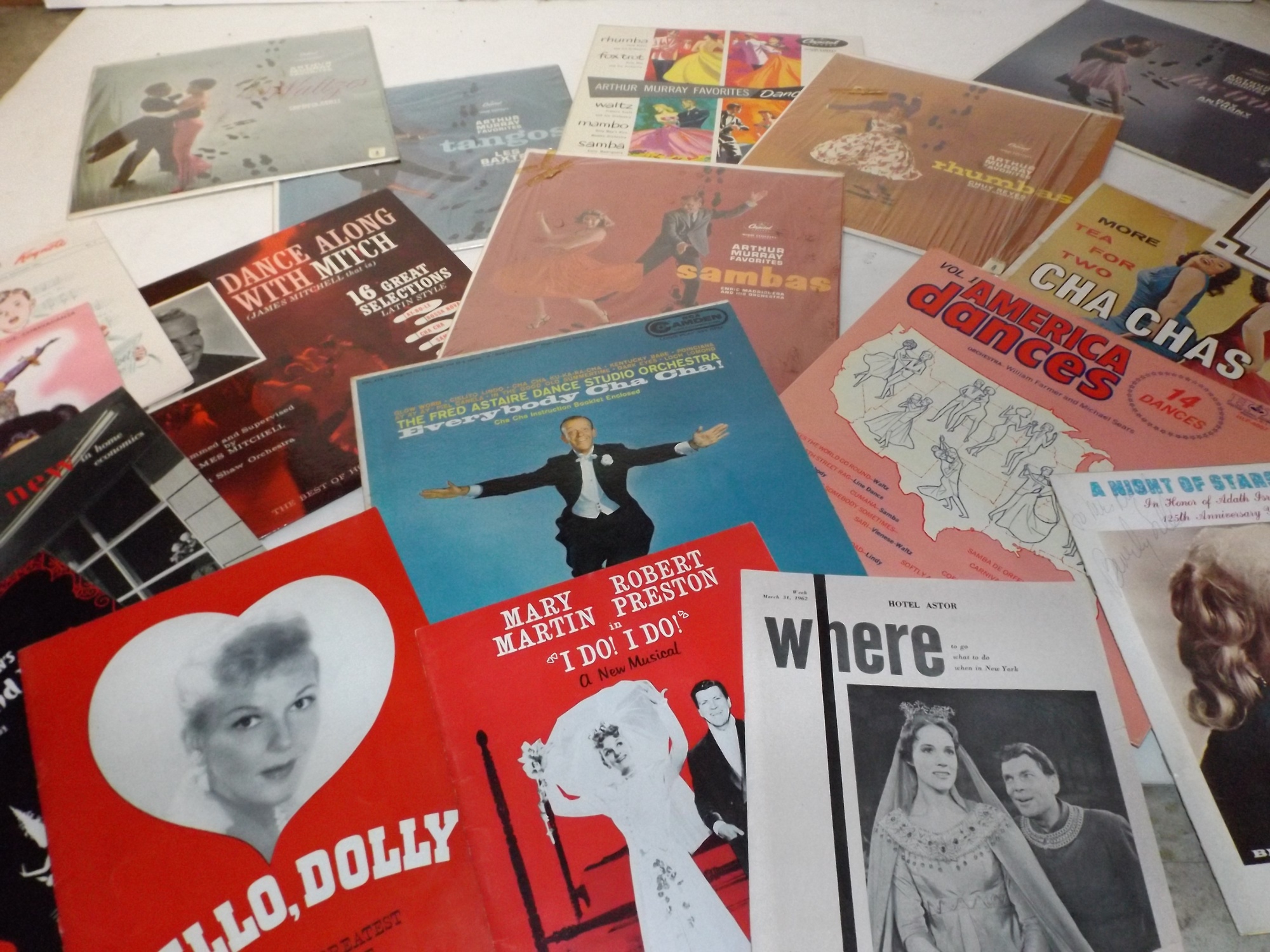 Retro Dance Albums, Musical Handbills