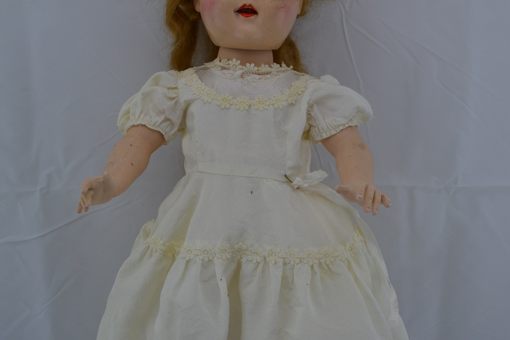 Vintage Hard Plastic Doll 