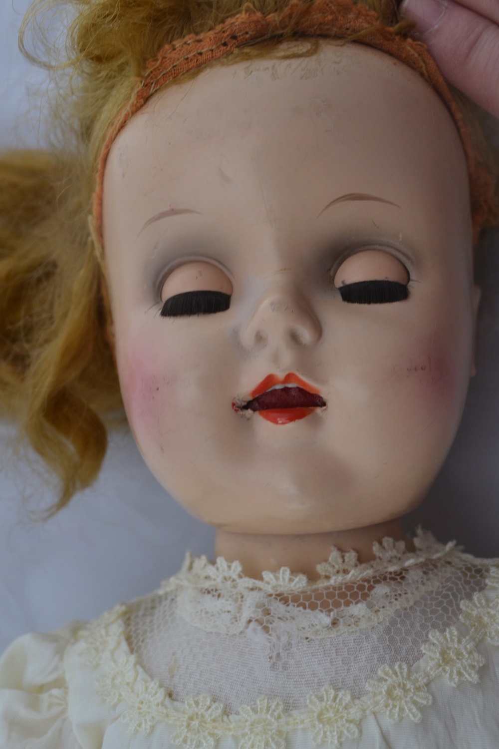 Vintage Hard Plastic Doll 