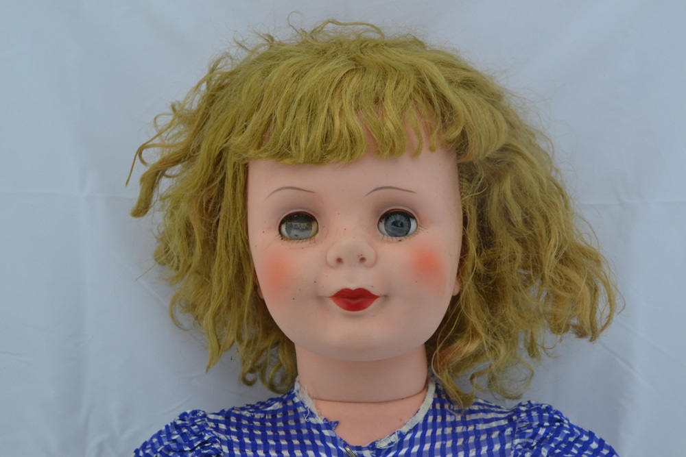 Vintage Hard Plastic Doll