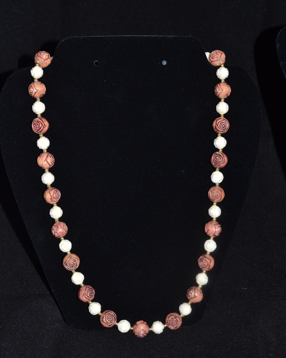 Vintage Wooden Look Jewelry Group