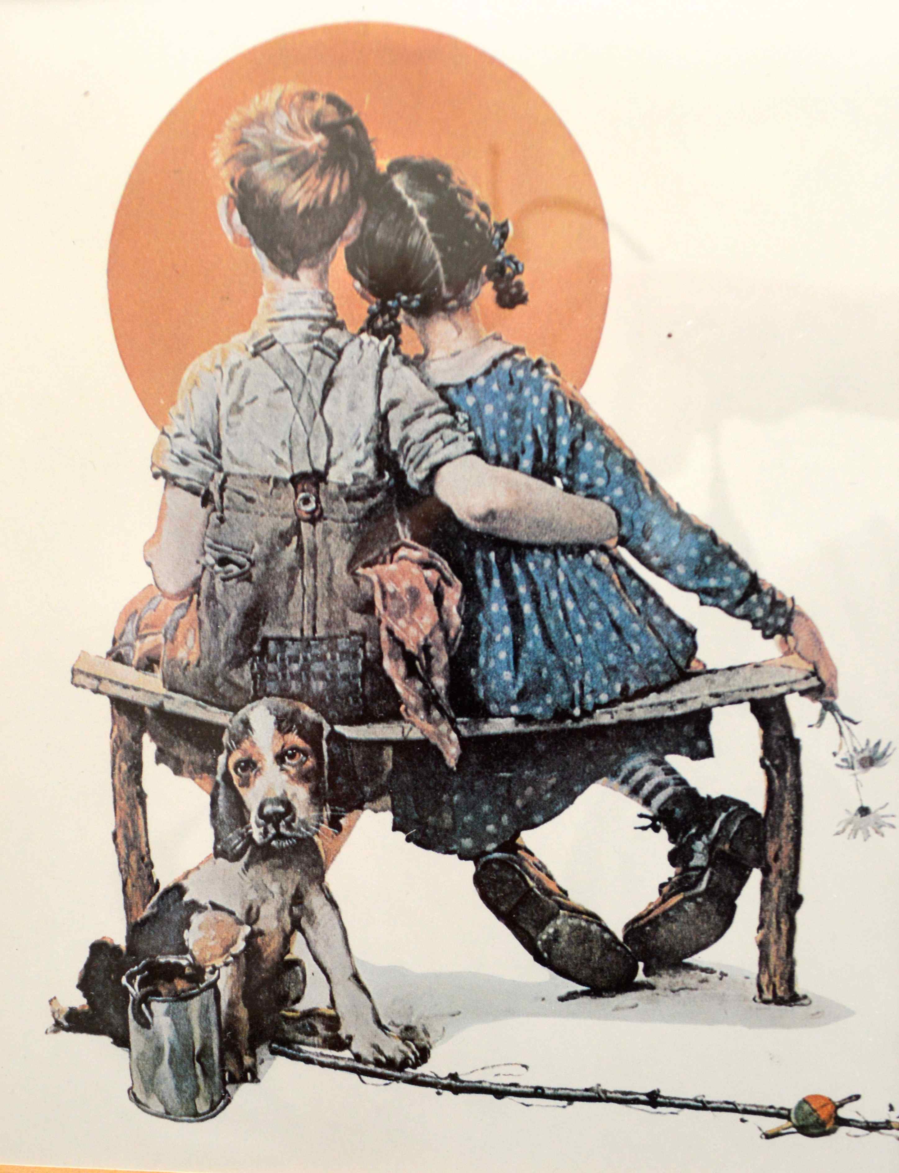 Pair of Framed Norman Rockwell Prints