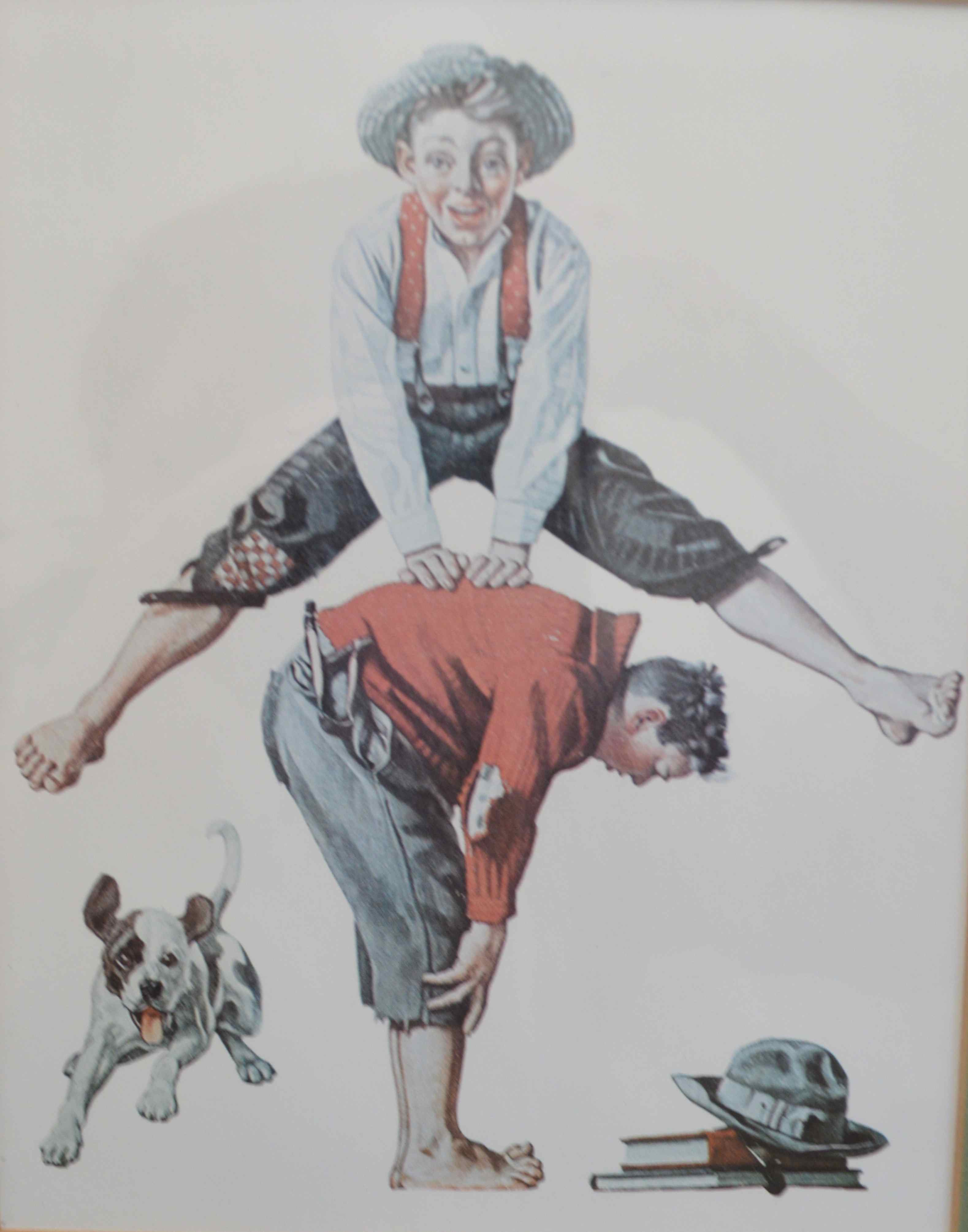Pair of Framed Norman Rockwell Prints
