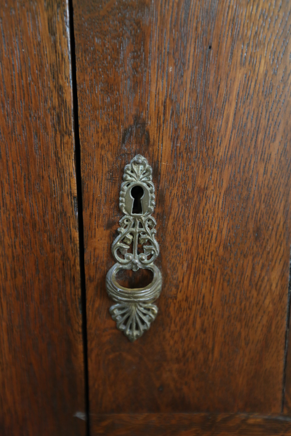 Antique Tigerwood Sideboard Buffet