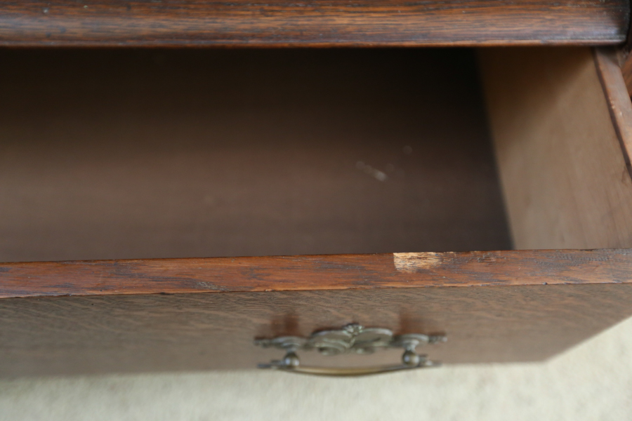 Antique Tigerwood Sideboard Buffet