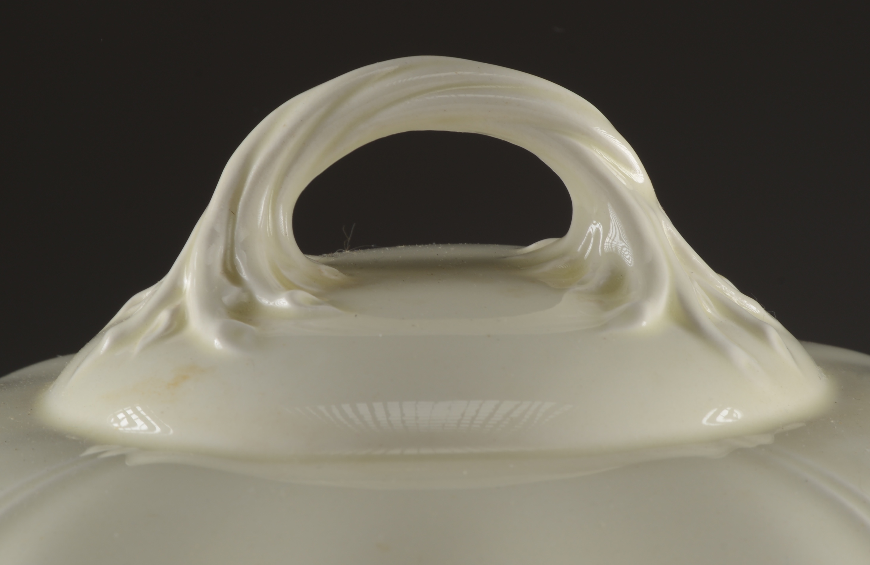 Two Covered Wedgwood and Crooksville Bowls