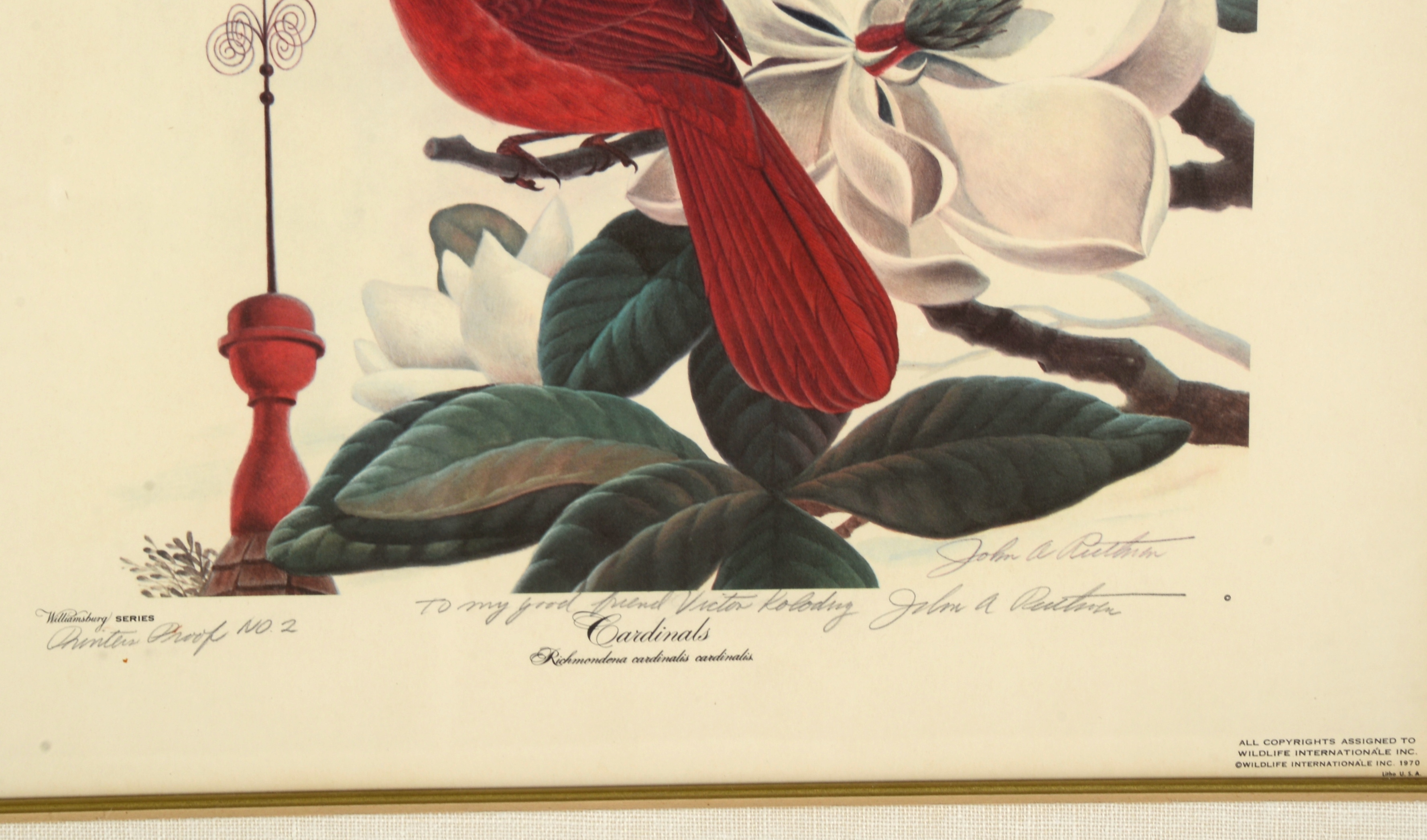 RARE John A. Ruthven Artist's Proof