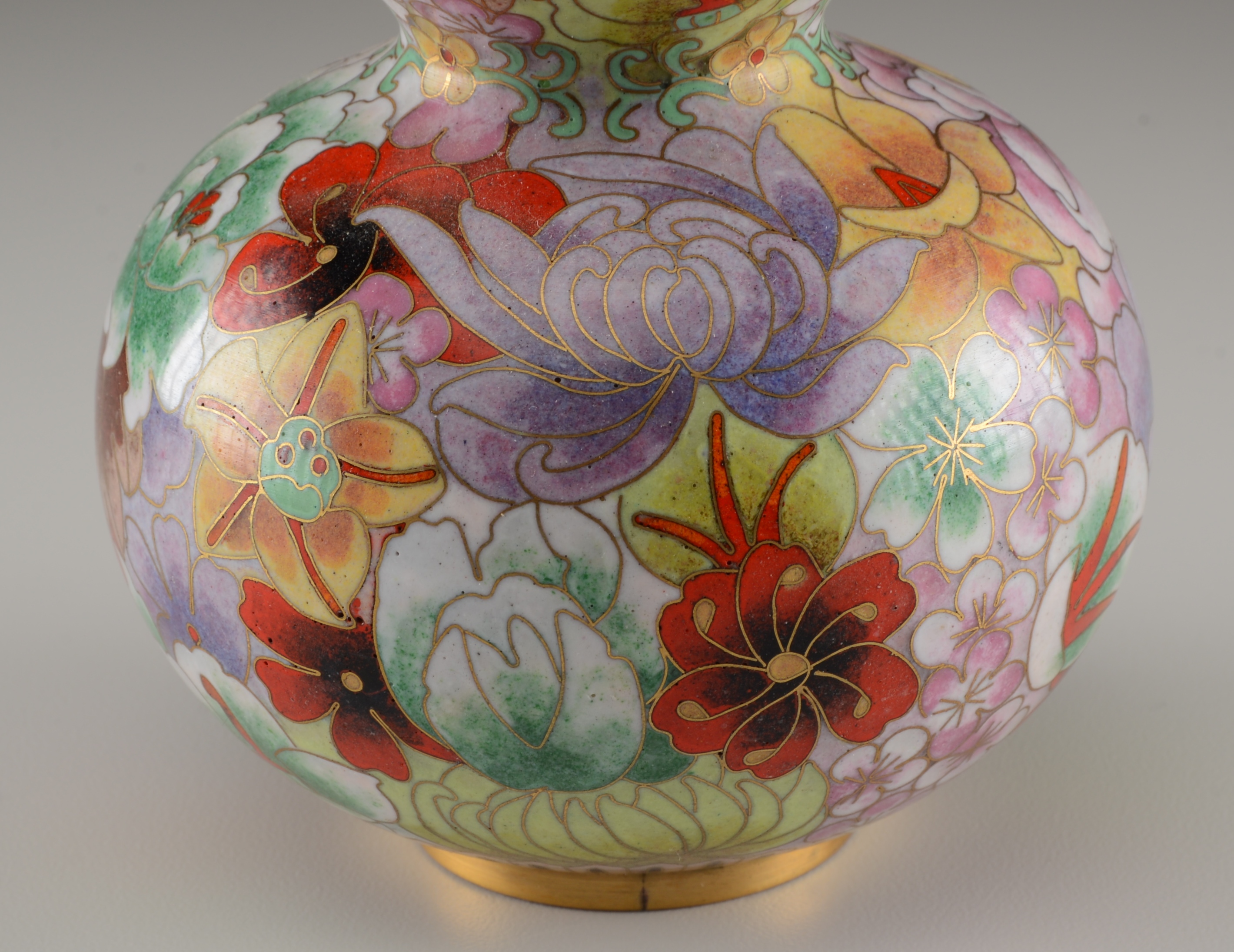 Cloisonne Bud Vase