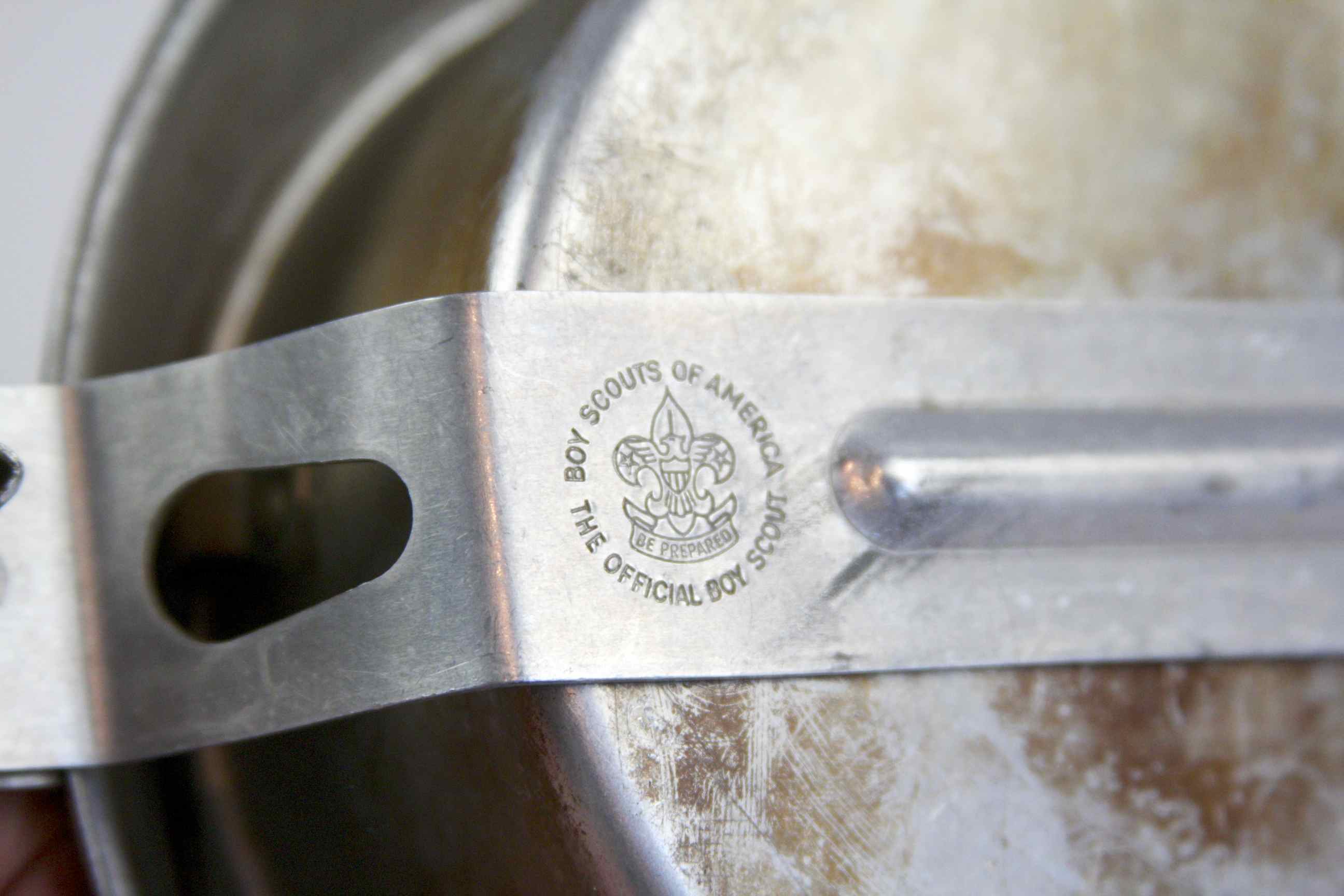 Vintage Boy Scouts Mess Kit and Carrying Bag