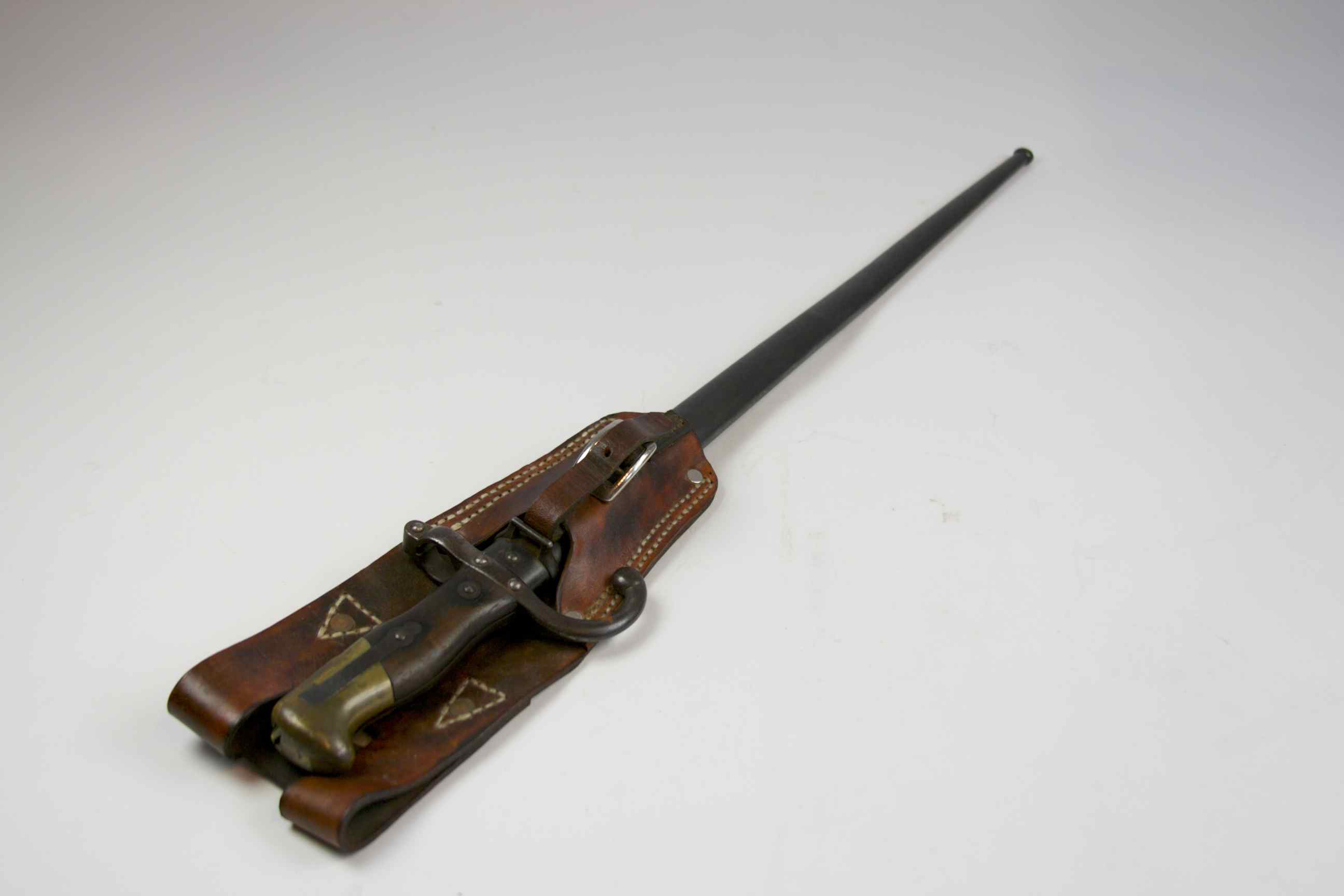 1880s French Infantry Bayonet with Scabbard