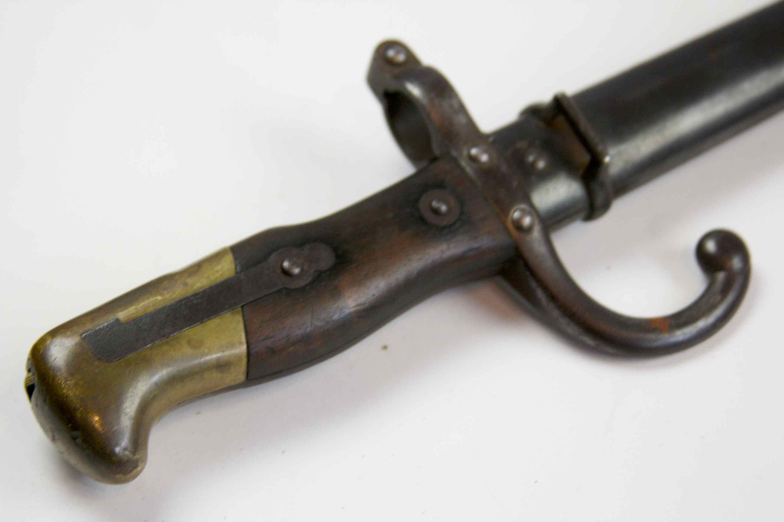 1880s French Infantry Bayonet with Scabbard