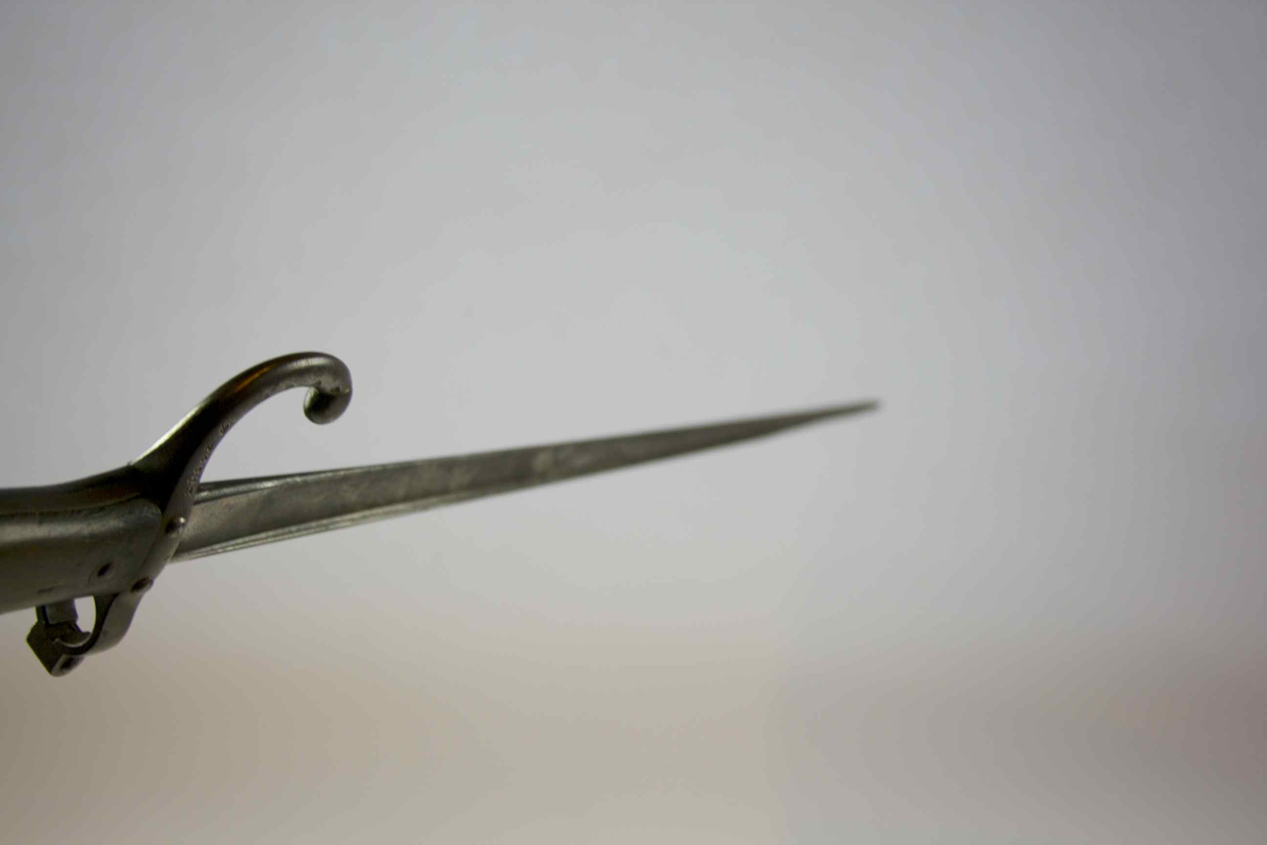 1880s French Infantry Bayonet with Scabbard