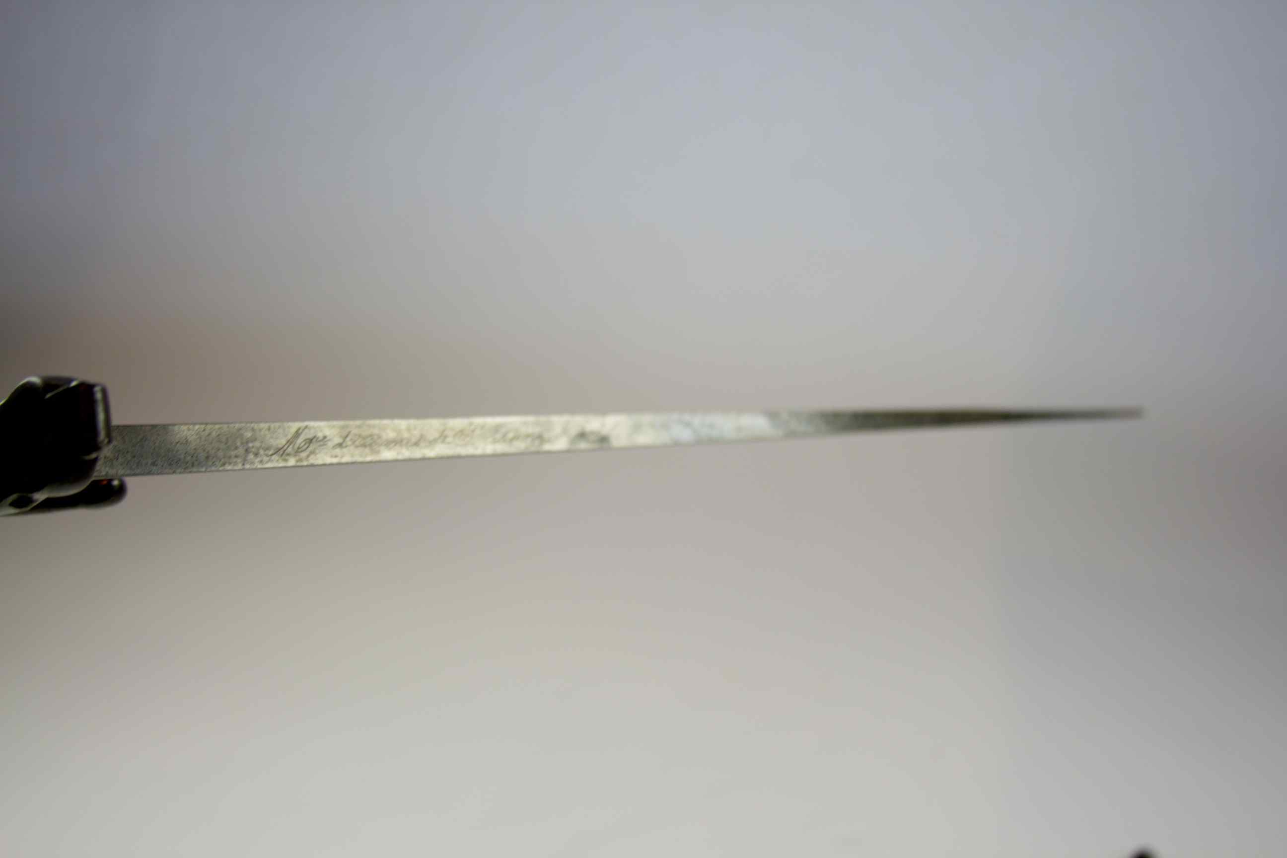 1880s French Infantry Bayonet with Scabbard