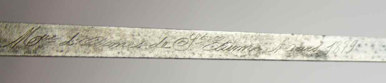 1880s French Infantry Bayonet with Scabbard