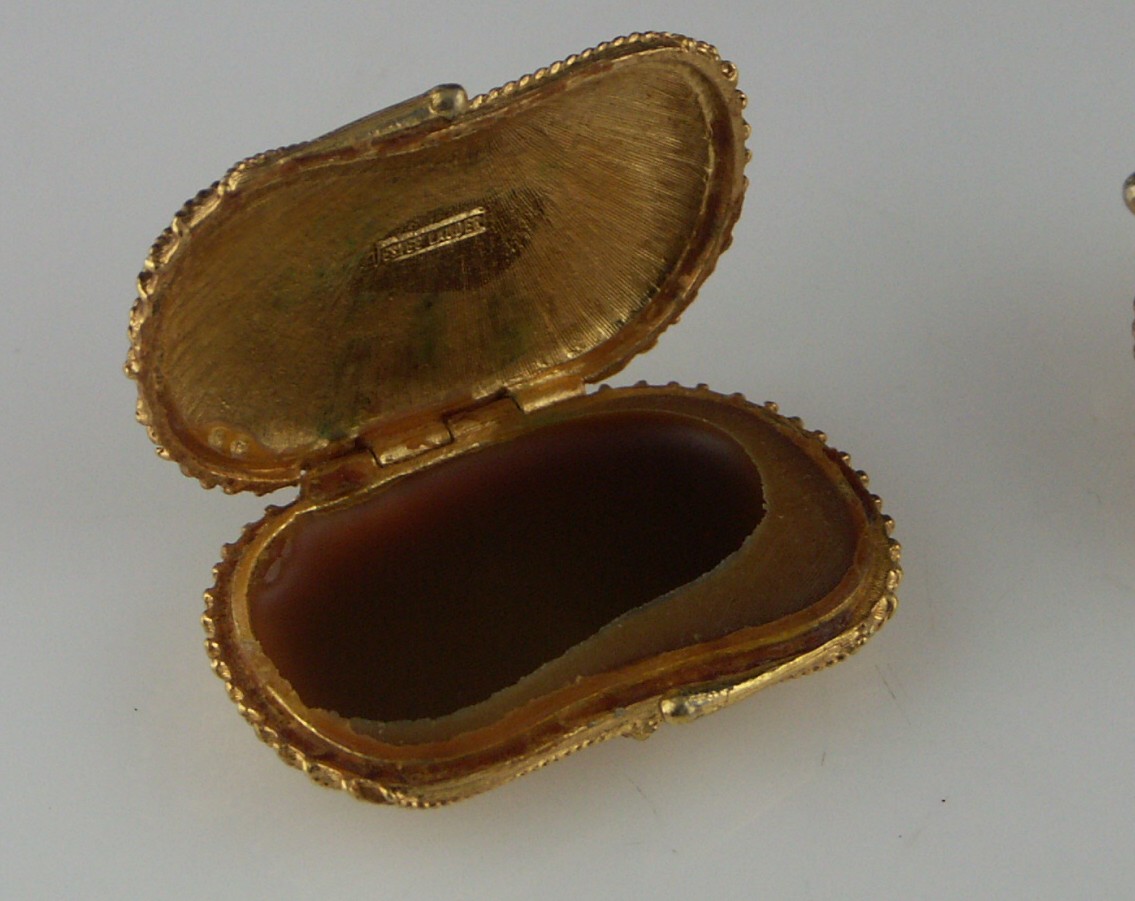 Two Vintage Estee Lauder Solid Perfume Compacts