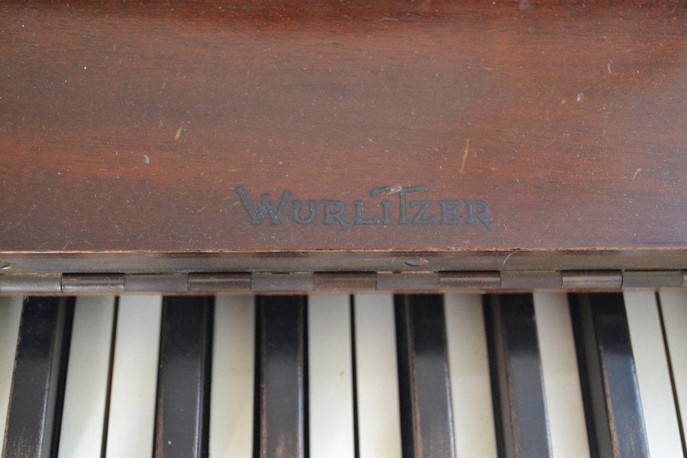 Vintage Wurlitzer Spinet Piano And Bench
